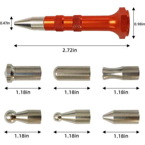 CYGOODS 22 Pcs Car Dent Repair Rods, Hard Spring Steel Dent Rods, Dent Repair Tools, Professional Hail Dent Removal Tool for Minor Dents, Door Dings,Hail Damage,Linear Dent and Large Dent