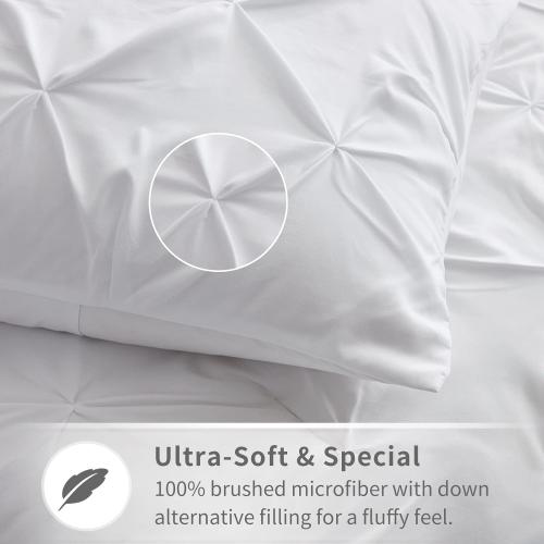 White Queen Comforter Set,sheet