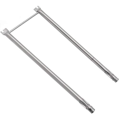 SHINESTAR 7507 Burner Tube Set for Weber Genesis Silver A, Spirit E-210, Spirit 200 Series Gas Grill (Side Control), Durable Stainless Steel, 27-Inch Long, Part #10404