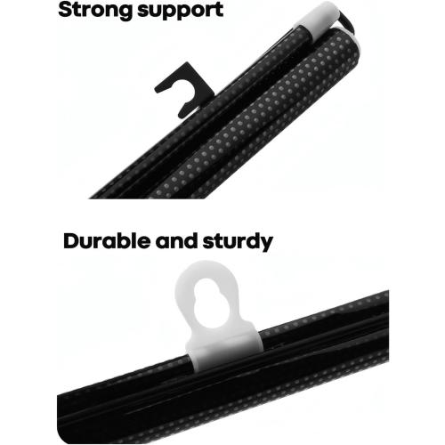 2Pcs Scalable Blackout Window Shade with Suction Cups – No Drill Sun Shade for Side Car Windows,SUV,Truck – Heat & UV Protection Roller Blind for Automotive,Office,Bathroom (20x50)