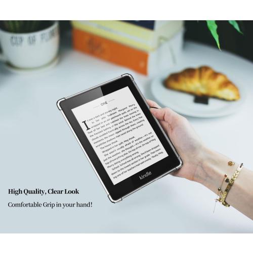 Clear Case Fit for Kindle Paperwhite (10th Generation, 2018) 6 Transparent Cover, Ultra-Thin Protective Back Shell with Thick Corners for Kindle Paperwhite 4 (10th Gen) (Transparent)