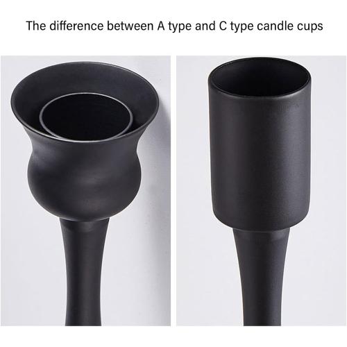 Elegant Metal Holder Retro French Type Candleholder Candlestick for Home Decoration Table Setting