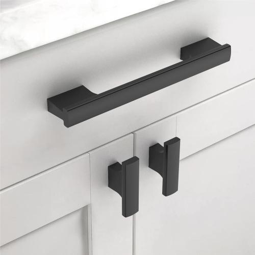 Asidrama 10 Pack Matte Black Kitchen Cabinet Knobs Drawer Cabinet Hardware Zinc Knobs for Dresser Drawers