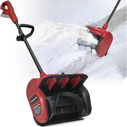 Cordless Snow Shovel Compatible with Milwaukee M18 18V Battery, 11 Brushless Motor Electric Snow Shovel for Driveway Max 20' Throw Distance, Electric Snow Thrower for Patio Deck Driveway(Tool Only)