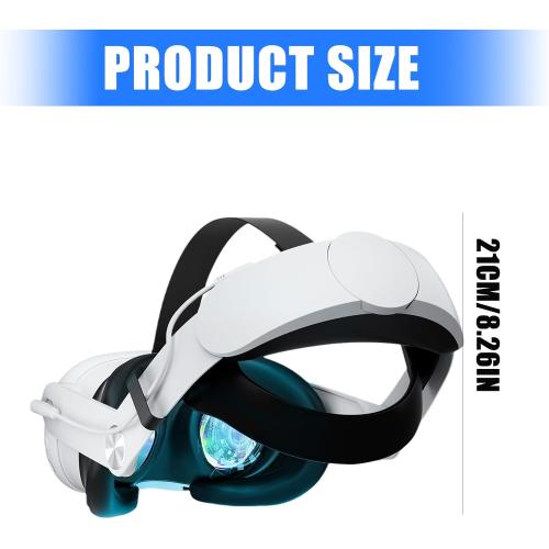 Adjustable Wearable Head Mount Charging Solution 10000MAH Capacity Virtual Reality Headset Aluminum Battery Heat Dissipation