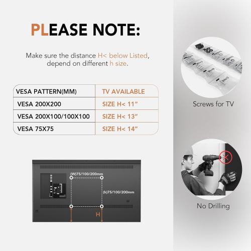 Universal Swivel TV /Table Top TV Stand