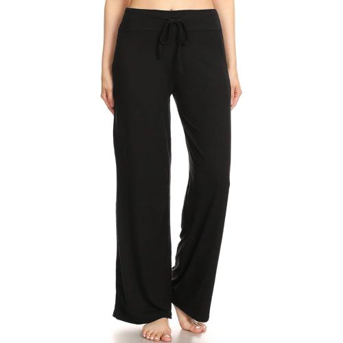 Size S Leggings Depot Women's Drawstring Pajama Pants Wide Leg Casual Comfy Sleepwear for Lounge and Yoga
