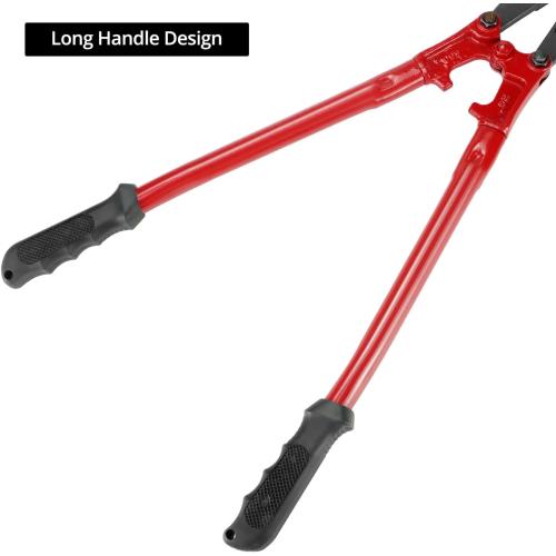 QWORK Hand Swager Crimper 24 Inch - Wire Rope Crimping Tool, 5 Cavity 1/16 3/32 1/8 5/32 3/16 Swaging Tool