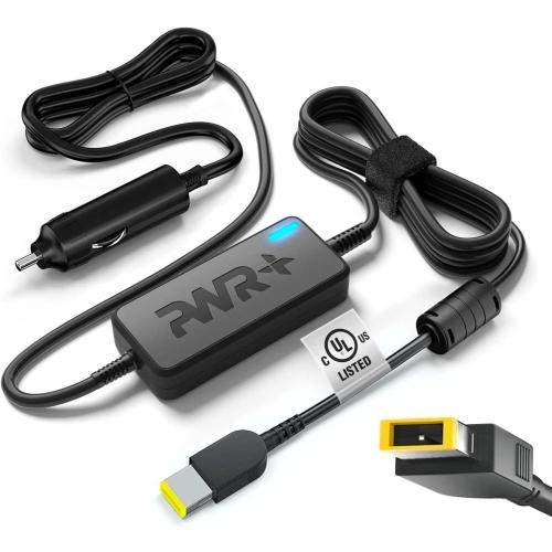 CAR Charger for Lenovo Laptop 45W 65W 90W 0B47481: T440 T450 T460 T470 ThinkPad X1 Carbon Yoga 2 Pro 11 13 14 Edge 15 Flex 3 G50 G70 Z50 X240 X250 X260 T440p T450s T460s T470s Ideapad Adapter