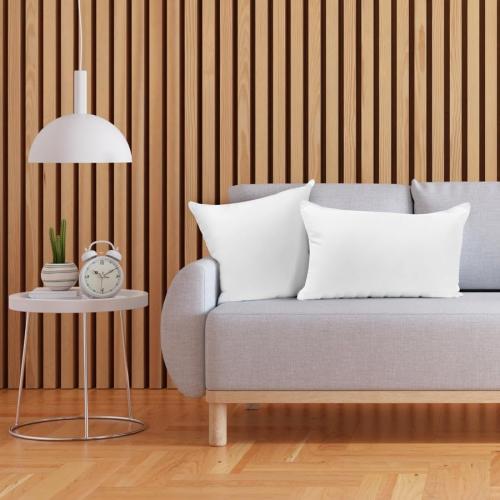 4 Pack White Throw Pillow Insert, Overstuffed Polyester Sham Stuffer, Pillow Forms for Couches or Bedrooms