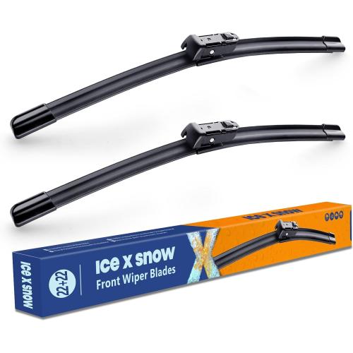 22 22 Wiper Blades Replacement for Chevy Silverado/GMC Sierra 2014 2015 2016 2017 2018 (Set of 2) Quiet and Durable Stable All-Season Windshield Wiper Blades