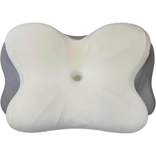 Memory Foam Pillows, Odorless Ergonomic Cervical Neck Pillow, Adjustable Memory Foam Neck Pillows with Breathable Pillowcase, Contoured Support Pillows for Side Back Stomach Sleepers White
