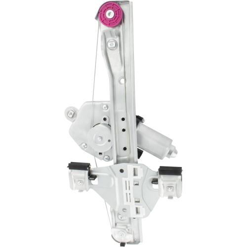BOXI 751-565 Rear Driver Side Power Window Regulator with Motor Fit for Chevrolet Sonic 2012 2013 2014 2015 2016 2017 2018-2020 / Silvery / 95494532