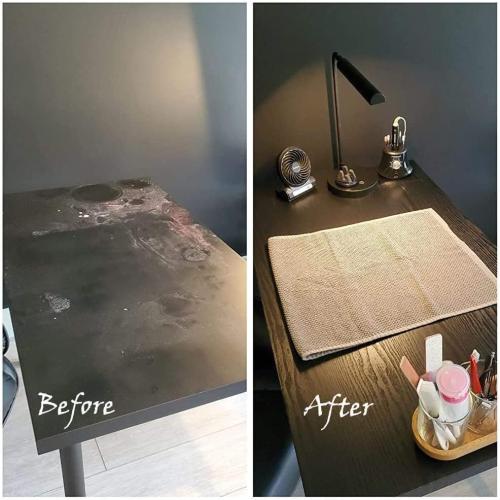Abyssaly Black Wood Peel and Stick Paper 39.6 in X 115 in Decorative Self-Adhesive Contact Paper Film for Furniture Easy to Clean Thickening Upgrade Increase Stomata and Reduces Bubble Generation