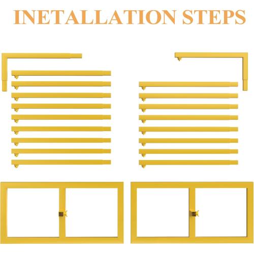 Wokceer 8x8FT Backdrop Stand Heavy Duty Pipe and Drape Kit with Base, Square Adjustable Backdrop Stand for Wedding Birthday Party Photo Booth Background Photography Exhibition Decoration