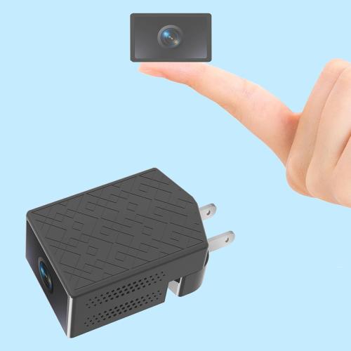 2K Mini Plug-in Security Camera with Rotating Lens, Night Vision, Motion Detection (W-C7)