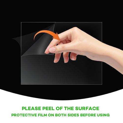 VOISEN 2 Pack Plexiglass Sheets 1/8 Inch Thick, 24X36 Plexi Glass Panel,Plastic Sheet for Crafts,Signs, Display Cases, Sneeze Guard, Cut with Engraver,Power Saw or Hand Tools