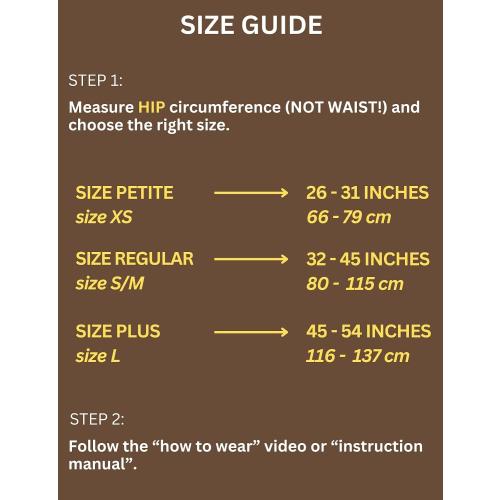 Vriksasana Posture Sacroiliac Hip Belt for Women and Men That Alleviates Sciatic, Pelvic, Lower Back, Leg and Sacral Nerve Pain Caused by Si Joint Dysfunction| Trochanter Brace (Regular, Black)