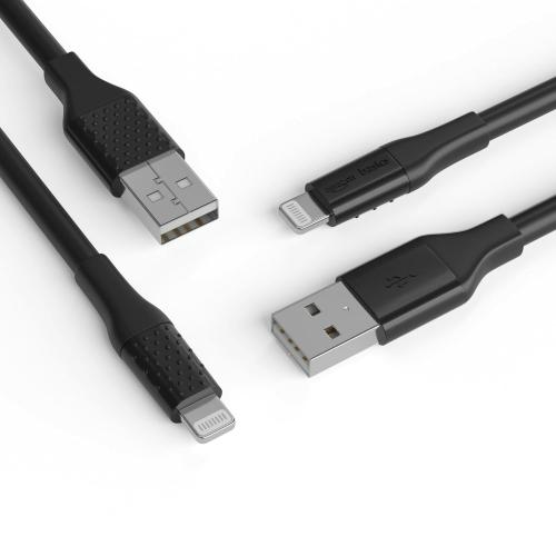 Amazon Basics Apple MFi Certified USB-A to Lightning Charger Cable for iPhone iPad, Heavy-Duty Fast-Charge, 10ft, Black