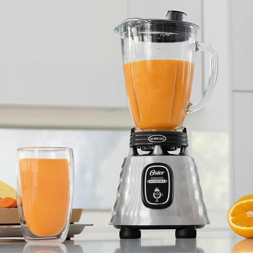 Classic blender Oster reversible chrome glass jar