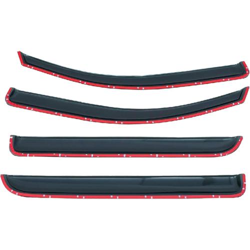 in-Channel Rain Guards Compatible with 2023 2024 2025 2026 Chevy Colorado and GMC Canyon Window Visors Side Window Deflectors