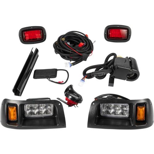 Dr.Acces Club Car DS LED Light with Deluxe harness and Upgrade Headlight Power Kits | with Turn Signals, Hazard Flasher, Horn and Brake for Club Car DS Gas & Electric Golf carts (1993 & up)