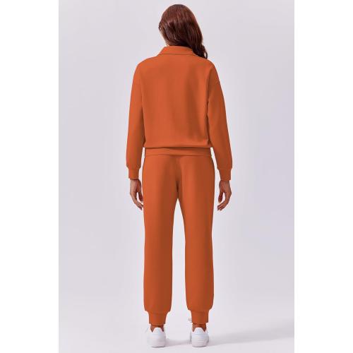 Size XL.....PINSPARK 2 Piece Sets for Women 2025 Fall Travel Outfits Long Sleeve Tracksuit Joggers Sets Half Zip Sweatsuit Matching Set