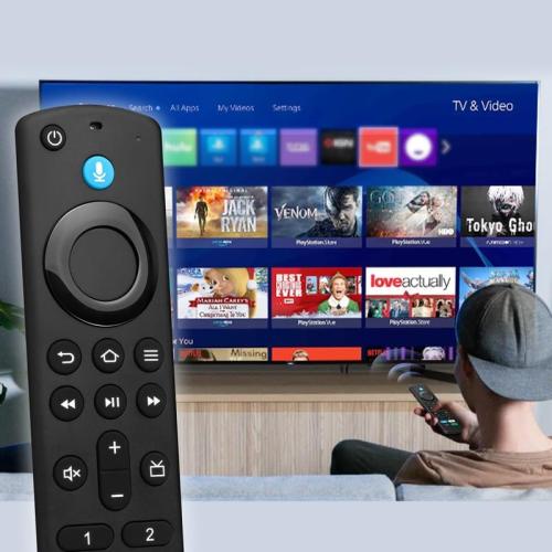 Replacement Remote Control for Fire Smart TV Stick, TV Cube, for Insignia/Pioneer Omni QLED FireSeries, Stick Remote (2nd Gen/3rd Gen/4K/Lite/4K Max)