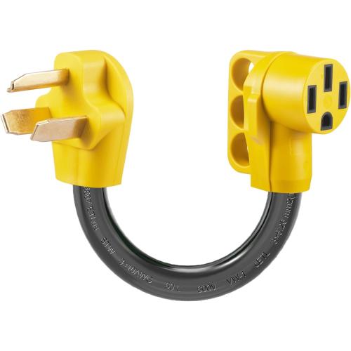 EV Charger Adapter Cord Compatible with NEMA 10-30P to 14-50R, 30 Amp 3 Prong Dryer to 50 Amp 4 Prong EV for Tesla or EV Level 2 Charging, EV Adapter Cord with Handle, ETL Listed