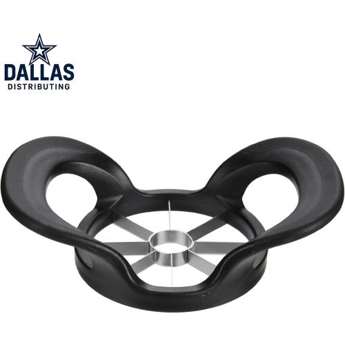 8-Wedge Apple Slicer and Corer – Stainless Steel Sharp Blades with Non-Slip Black Handle, Easy Grip Cutter for Apples, Pears, and Similar Fruits