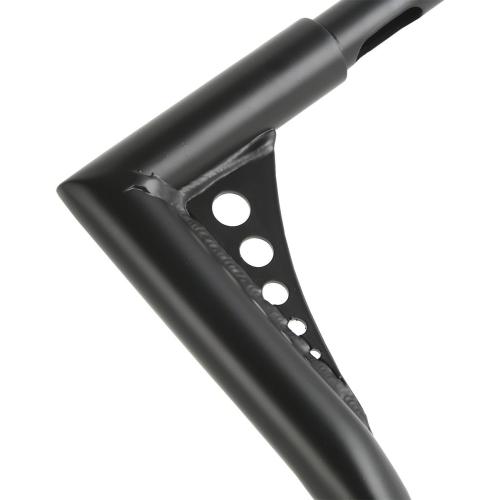 XMT-MOTO Black 1 1/4 Rise 12 Ape Hanger Handlebar For Harley Dressers Baggers Touring