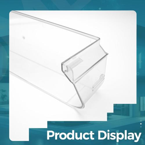 29325760166 RV Refrigerator Door Shelf Kit, for Dometic Refrigerator Freezer Upper Bottom Plastic Door Shelf,Transparent