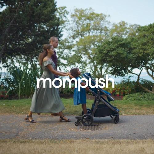 Mompush Rider Board for Ultimate 2 & Ultimate 3, Smooth Wheel Ride-On Stroller Board, Non-Skid Surface, Holds up to 44 Pounds