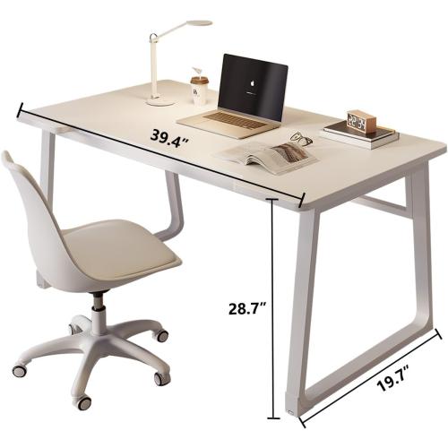 Small Office Home Desk,Modern Computer Desk for Small Spaces,Bedroom,Minimalist European Style.