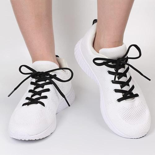 UpUGo 3 Pair Oval Shoe Laces, Half Round 1/4 Shoelaces for Athletic Running Sneakers Shoes Boot Strings