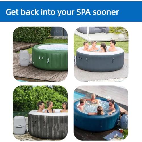 Replaces Coleman Lay-Z-Spa Pump Repair Kit P4071 | Hot Tub Pump Repair, E02 Code Fix, Includes Impeller & Shafts, Fits 58113