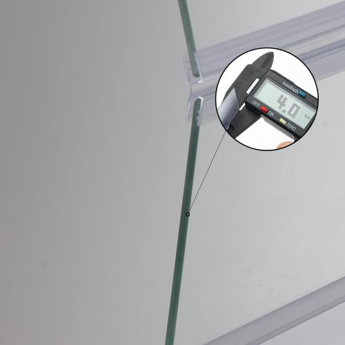2PCS Set 22.08x16.57x0.16in（Each Piece） Clear Tempered Glass Canopy,75/90/110 Gallon Aquarium Fish Tank Hoods for Aqueon