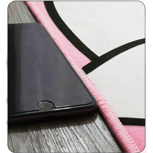 Pink Washable Runner Rug 2' x 5' 3 Cute Cartoon Kitten Face Pattern Non-Slip Area Rugs Kawaii Carpet Home Decor Carpet for Living Room Bedroom Entryway Rug