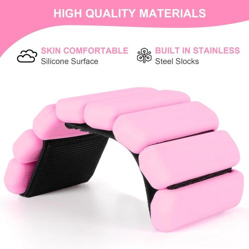 Wrist Weights Set of 2, Wearable Arm & Leg Weights for Women & Men, Adjustable Wrist Ankle Weights for Walking, Yoga, Swimming, Gym, 2lb