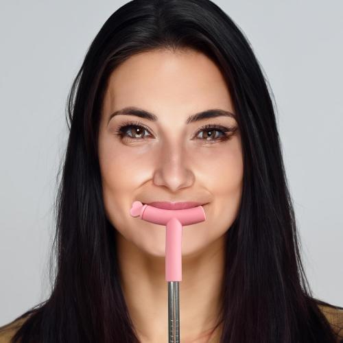 Anti Wrinkle Straw Pink Silicone Cover tips and heart Toppers for Stanley 40 oz & 30 oz Tumblers - Metal Straws Reusable Wrinkle Free Extra Long 2-Pack with Cleaning Brush