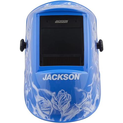Jackson Safety Premium Graphic Welding Hood with ADF - Ultra Lightweight Auto Darkening Welding Helmet - ANSI Z87.1 (Multiple Styles)