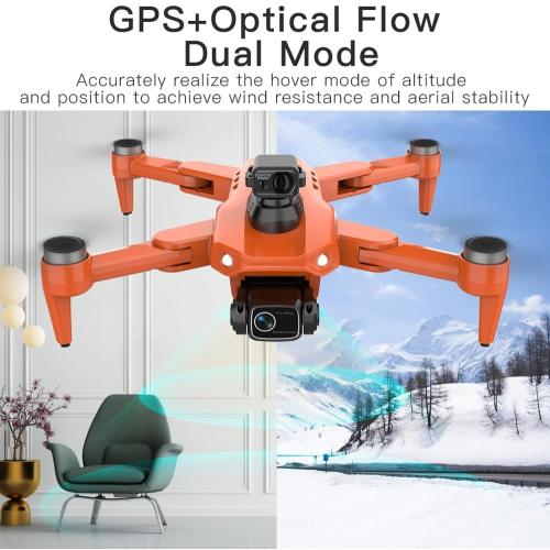 Lozenge L900 PRO SE MAX Brushless Drone with Camera for Adults 4K GPS Drone 360 °Laser Obstacle Avoidance RC Quadcopter Helicopter Dual Cameras with Storage Bag (Black, 1080P Camera&2 Battery)