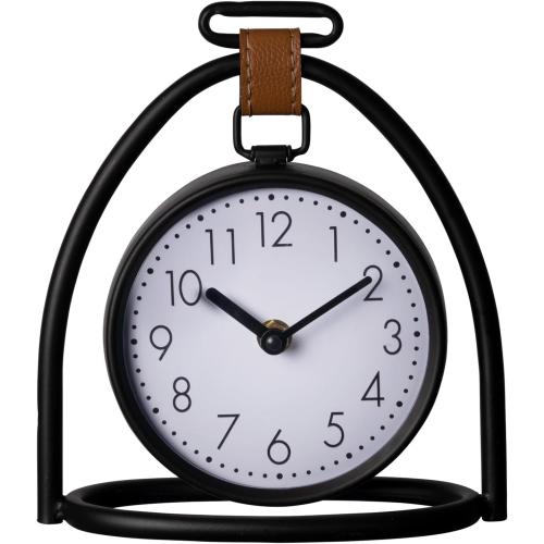 Stratton Home Decor -- Dropship, us home, SUHQX Black Metal Tabletop Clock