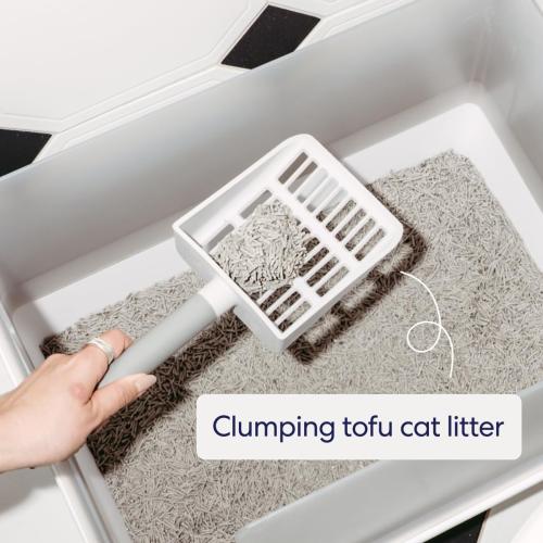 9.25lbs Per Bag, 2 Pack Tuft & Paw Really Great Cat Litter, Low Tracking Tofu Cat Litter, Clumping, Flushable, Odor Control, Dust-Free, Unscented - 9.25lbs x 2Bags