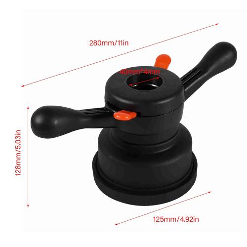 Wheel Balancer Tool with Quick Release Hub Wing Nut Compatible with and Standard Tire Changers (40mm Thread 4mm Pitch)
