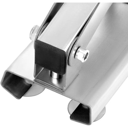 QWORK Stone Crab Claw Cracker, Solid Stainless Steel Construction, Durable Seafood Tool with wide Base, for Stone Crab Claw, Lobster Llaws, and other shellfish