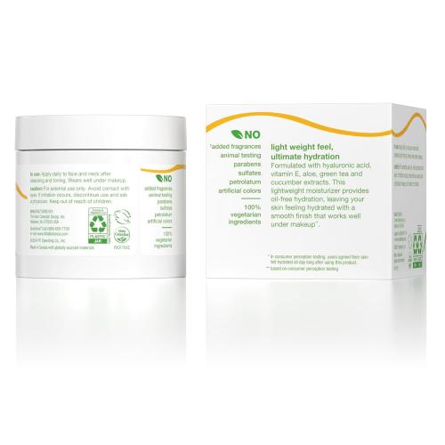 Alba Botanica Daily Oil Free Hydrating Moisturizer, with Hyaluronic Acid and Vitamin E, 3 Oz (Packaging May Vary)