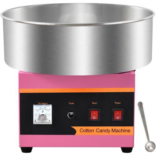 Cotton Candy Machine Commercial, 1000W Cotton Candy Maker Machine, Candy Floss Maker, with Stainless Steel Bowl, Sugar Scoop,Anti-Rust Coating, for Family Party, Kids Birthday Pink
