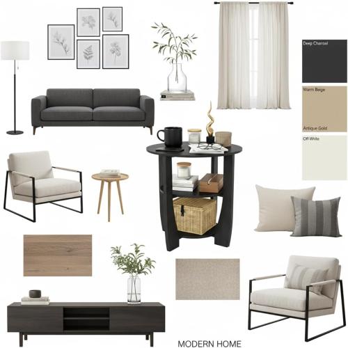 Round Side Table, Black, Modern Style | 3-Tier End Table with Storage, 19.7 inch, Nightstand for Bedroom Living Room, For Couch, Sofa, Recliner, Small Space
