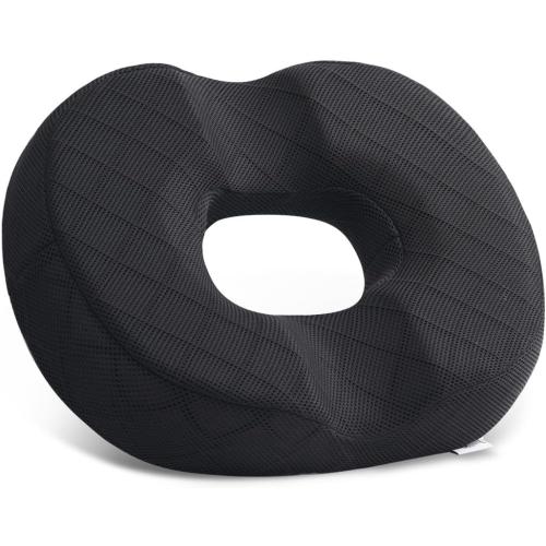 EPSCY Ergonomic Memory Foam Donut Cushion, Pressure-Reducing Seat Support for Enhanced Comfort, Ideal for Office, Car, Wheelchair, Post-Sitting Recovery & Everyday Seating, Breathable Removable Cover